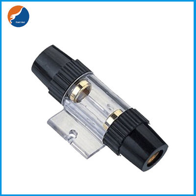 AGU-05 tenedor del fusible del audio para el automóvil del tubo de cristal de la prenda impermeable AGU 50A 60A 80A amperio 10x38m m