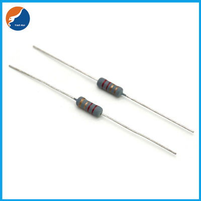 1 / Gris de capa del resistor 4W-5WS del cuerpo Wirewound del fusible para 0.01Ω-1KΩ