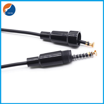 UL1015 baquelita en línea de los tenedores del fusible 30A del indicador 3AG AGC los 6x30MM del cable del alambre 16 de rosca