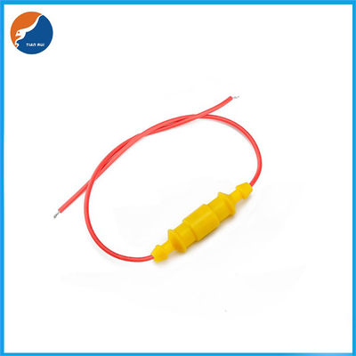 Tenedor en línea de nylon a prueba de humedad del fusible del tubo de cristal de la prenda impermeable 6x30 6.3x32 3AG AGC para la lámpara de calle