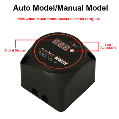 Aislador dual elegante de la batería de la carga del voltaje del indicador digital de la retransmisión VSR 12V 140A del campista del yate partido sensible del coche rv