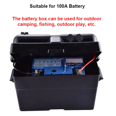 caja de batería impermeable al aire libre 12V para el campista del barco de Marine Automotive rv y el remolque del viaje