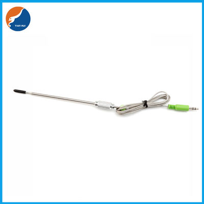 Sensor de temperatura impermeable de la parrilla IP67 con el cable trenzado