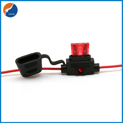 Tenedor automotriz en línea del fusible de la luz de Balde LED del coche del ATC ATO Standard Auto de la prenda impermeable